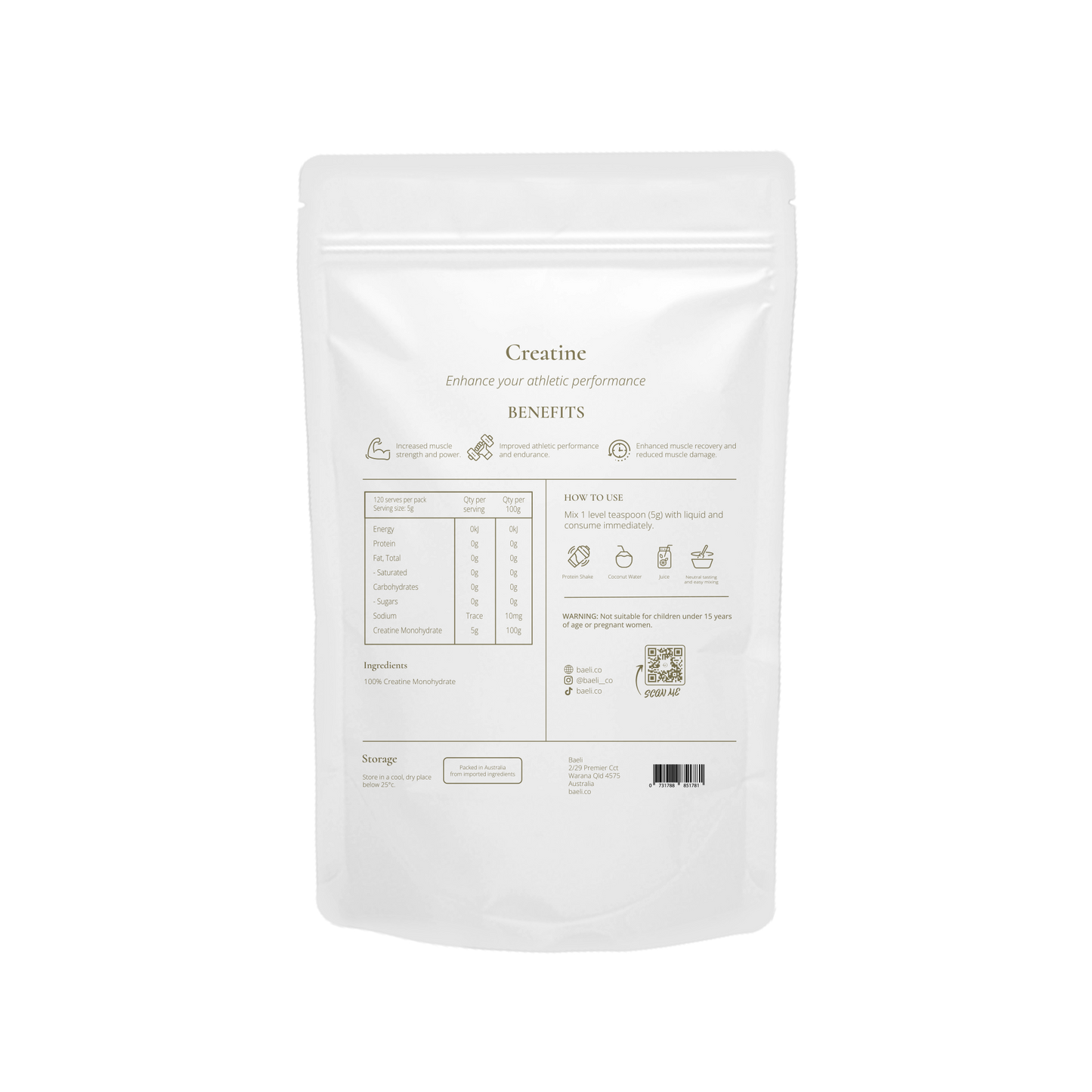 Pure Creatine Monohydrate