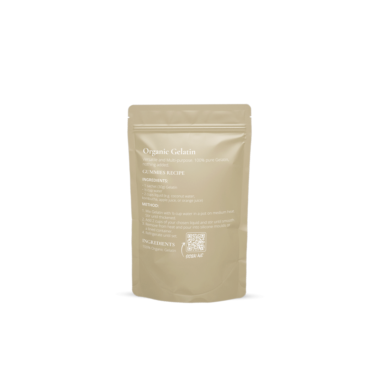 Organic Gelatin - Try Me Size 30g