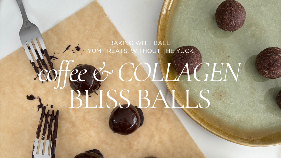 Organic Coffee & Collagen Mocha Bliss Balls