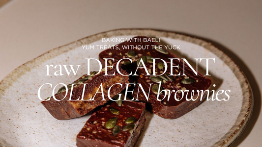 Raw Collagen Chocolate Protein Brownies