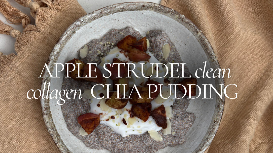 Apple Strudel Clean Collagen Chia Pudding