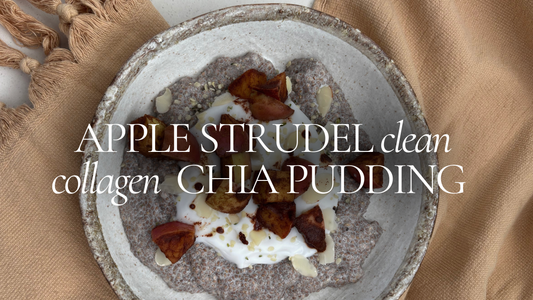 Apple Strudel Clean Collagen Chia Pudding