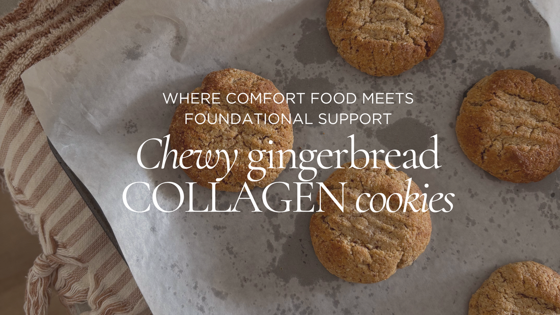 Chewy Gingerbread Collagen Cookies