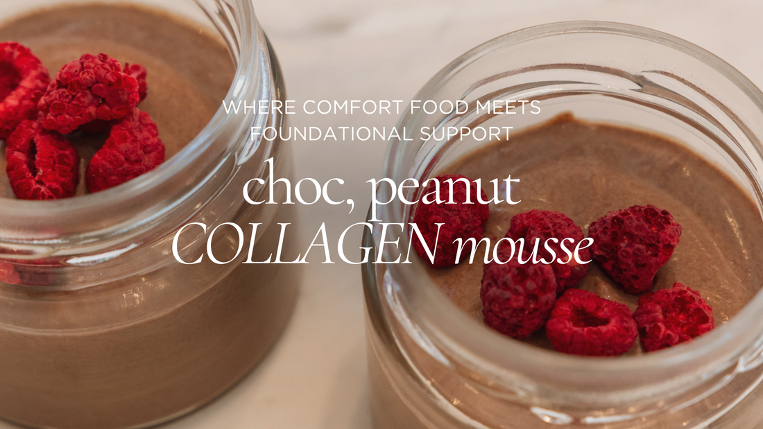 Choc Peanut Collagen Mousse