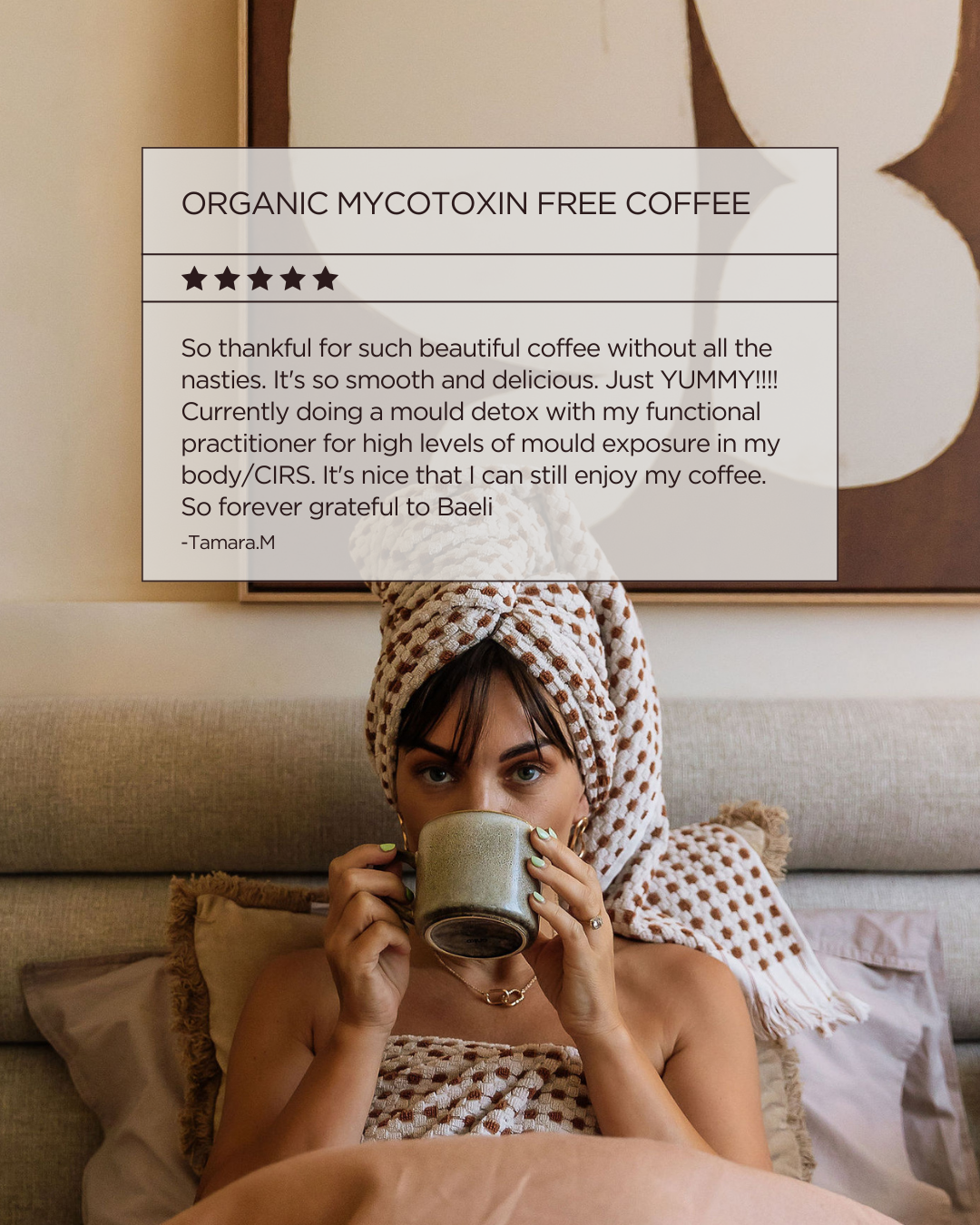 Baeli Organic Coffee Beans 1kg - Mycotoxin Free Coffee
